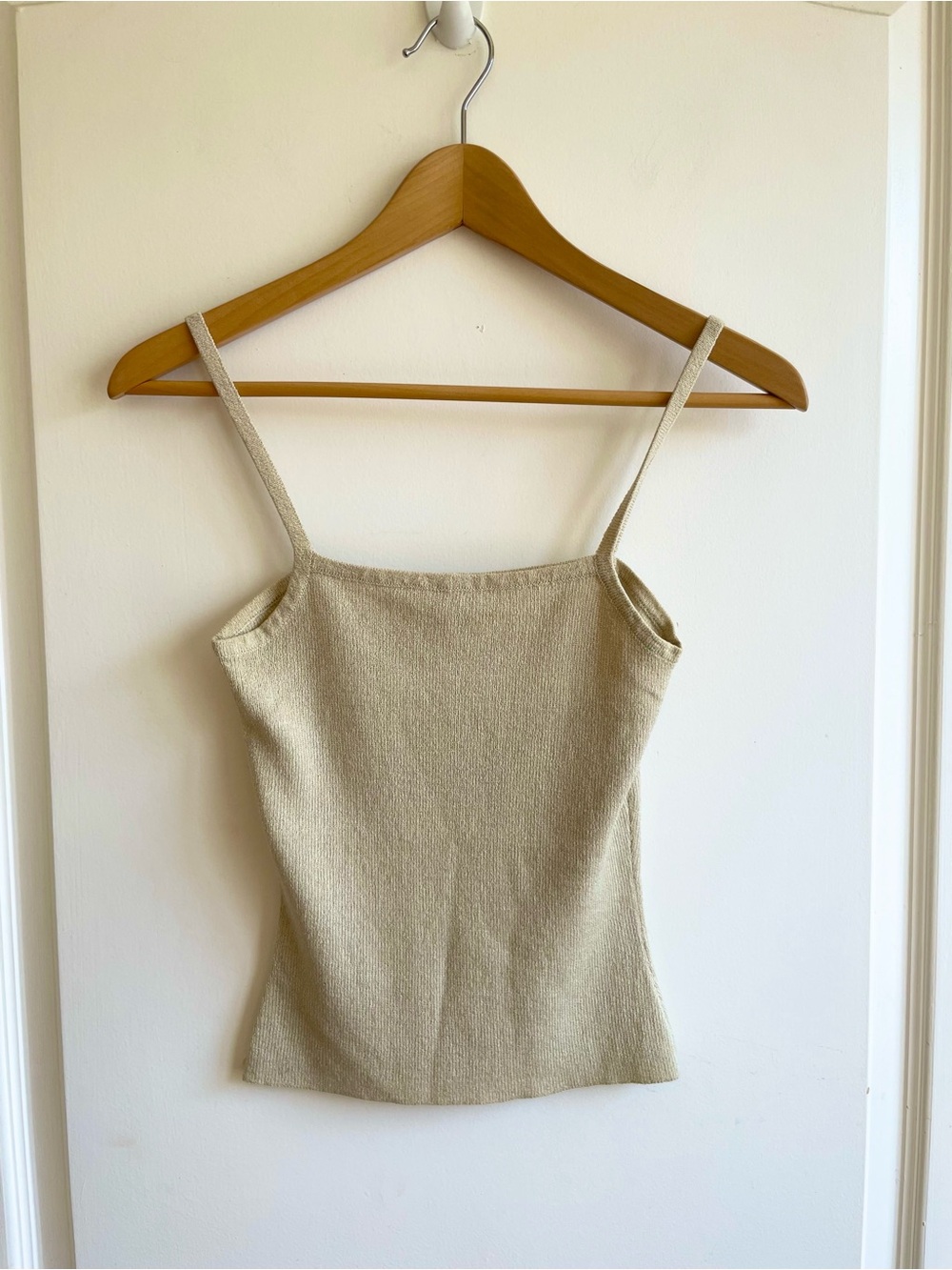 Vintage Y2K Express Knit Yank Top Baby Fit Size XS Minimalist 00s